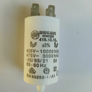 Condensateur 8uf 450v 4 cosses